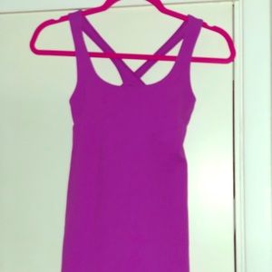 Purple work out tank